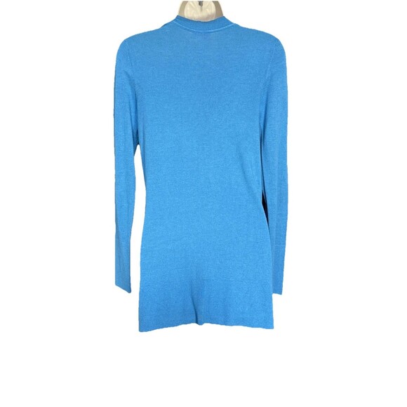 Lilly Pulitzer Size S Blue Heidi Cardigan Gold Buttons Pockets Cotton Blend - Picture 2 of 11